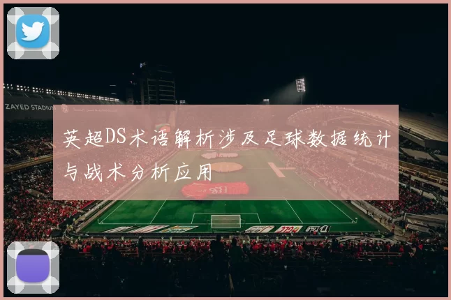 英超DS术语解析涉及足球数据统计与战术分析应用